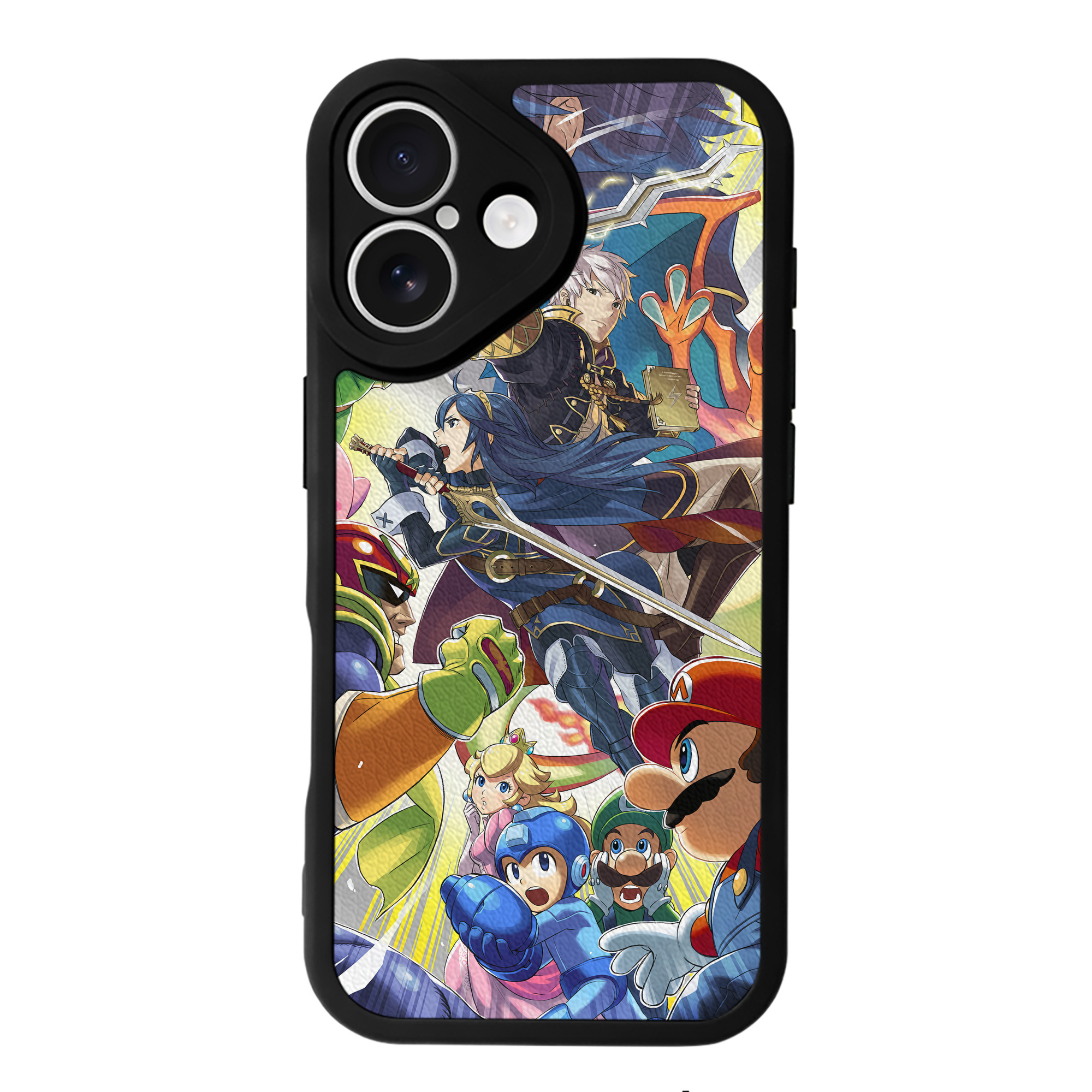 （画像用） ポケットモンスター Pokémon 【iPhone 16シリーズ対応】シリコンスマホケース（レザー調） 材質：シリコン